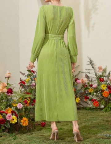 Rochie maxi Shein, verde
