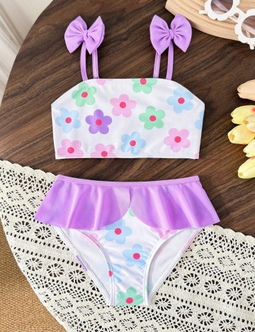 Costum de baie Shein, mix culori