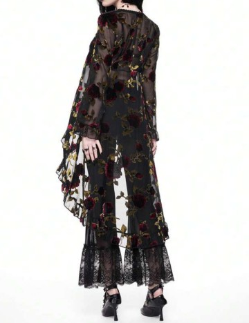 Cardigan Romwe by Shein, negru