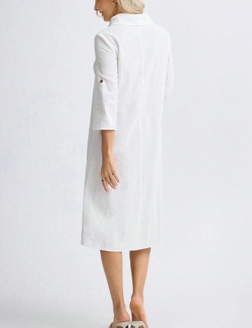 Rochie maxi Shein, alb