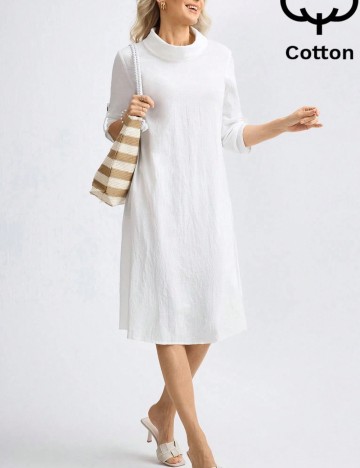 Rochie maxi Shein, alb