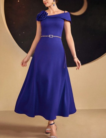 Rochie de ocazie Shein, albastru