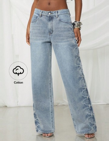 Jeans Shein, albastru