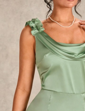 Rochie maxi Shein, verde