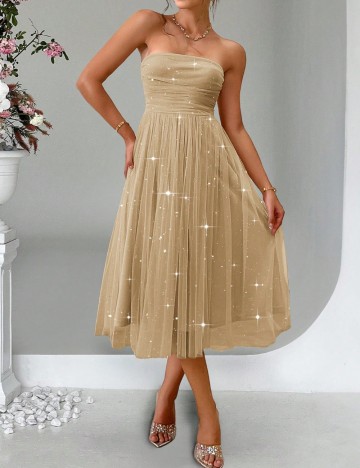 Rochie midi Shein, bej