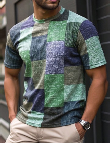 Tricou MANFINITY by Shein, mix culori