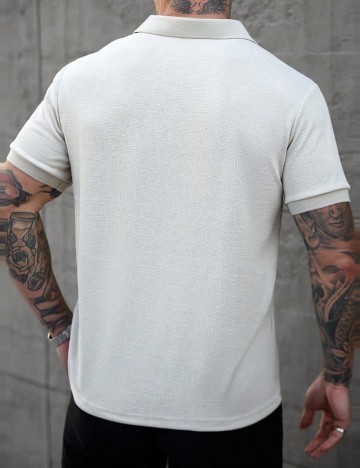 Tricou MANFINITY by Shein, bej