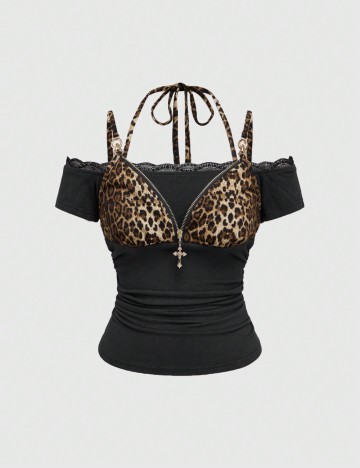 Top Romwe by Shein, mix culori
