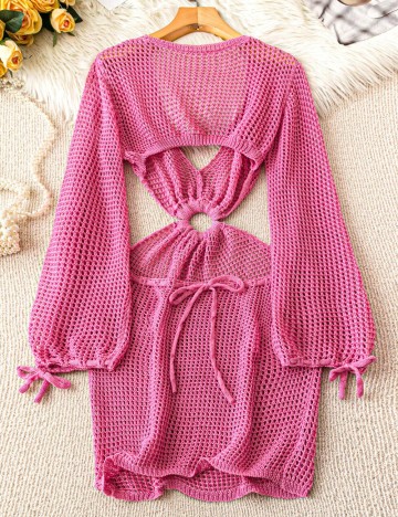 Rochie de plajă Shein, roz