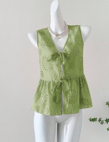 Top Shein, verde