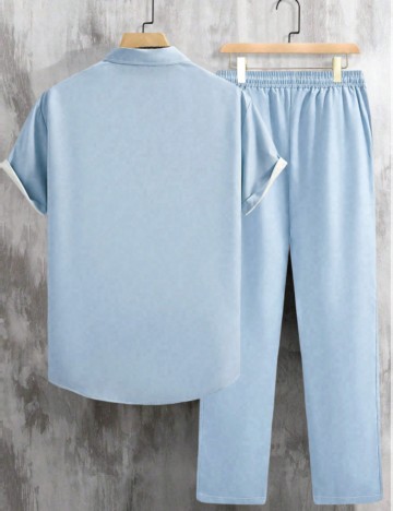 Compleu MANFINITY by Shein, albastru