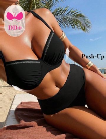 Sutien de baie Shein, negru