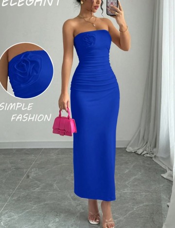 Rochie maxi Shein, albastru