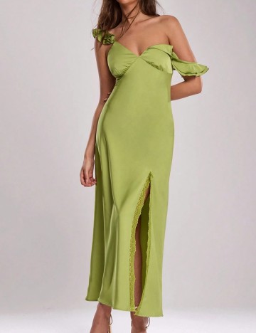 Rochie maxi Shein, verde