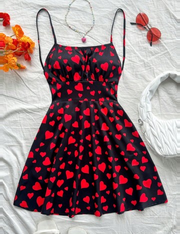 Rochie mini Shein, mix culori