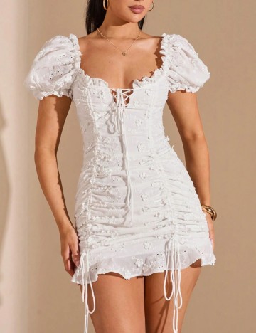 Rochie mini Shein, alb