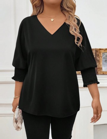 Bluză Shein Curve+, negru