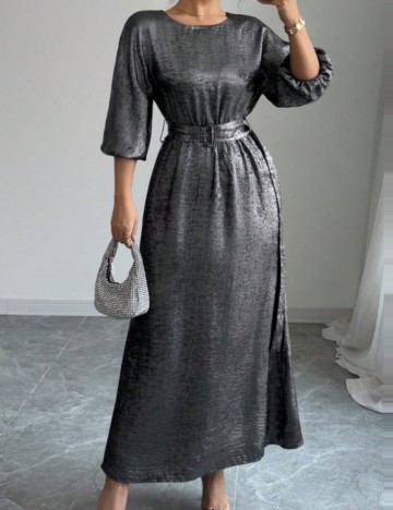 Rochie maxi Shein, gri