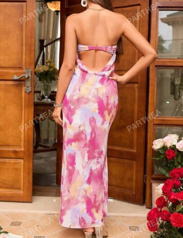 Rochie maxi Shein, mix culori