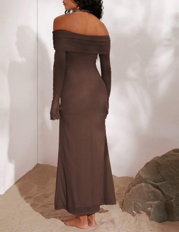Rochie maxi Shein, maro