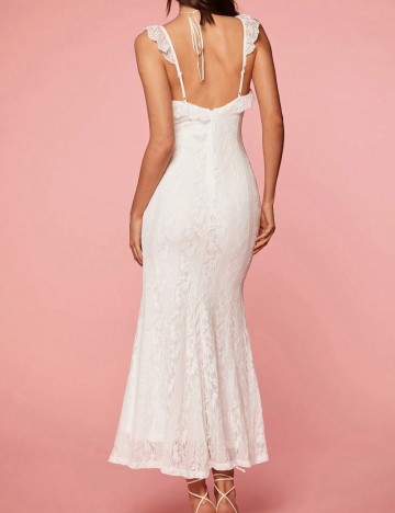 Rochie midi Shein, alb