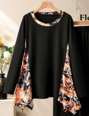 Bluză Shein Curve+, negru