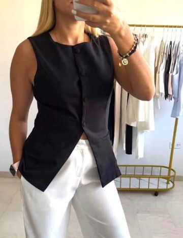 Vestă de costum Shein, negru