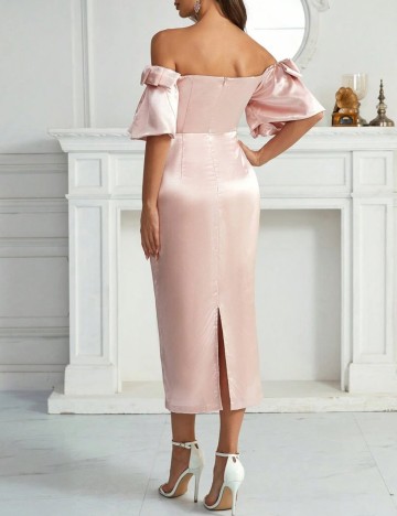 Rochie midi Shein, roz