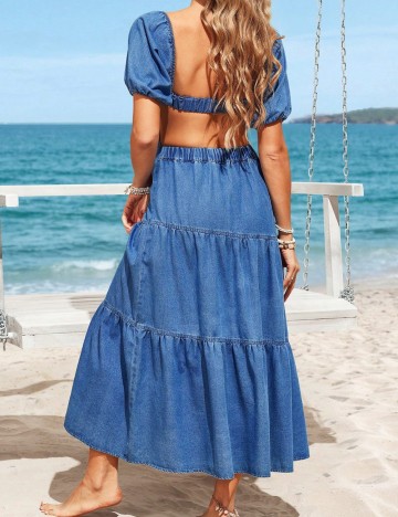 Rochie midi Shein, albastru
