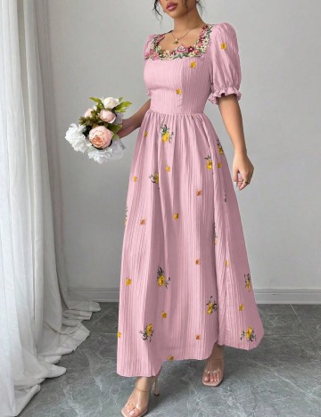 Rochie maxi Shein, roz