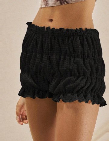 Pantaloni scurți Shein, negru