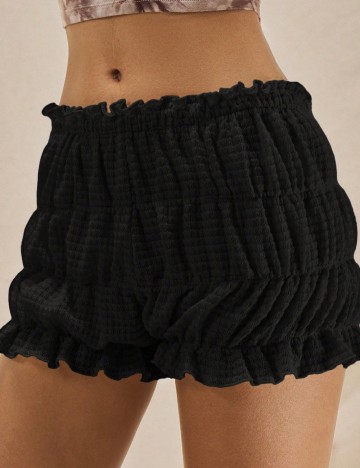 Pantaloni scurți Shein, negru