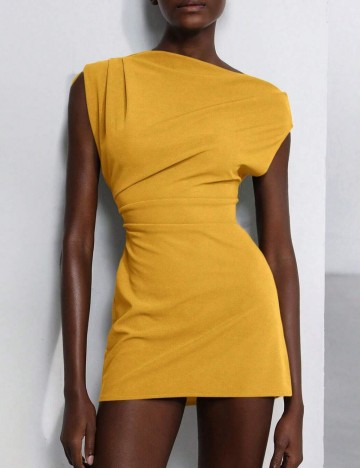 Rochie mini Shein, galben