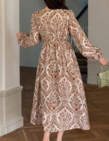 Rochie midi Shein, mix culori