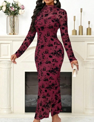 Rochie maxi Shein, mix culori