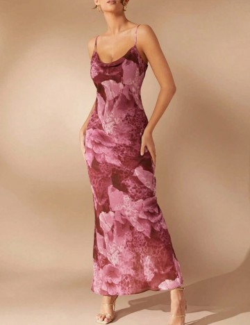 Rochie maxi Shein, mix culori