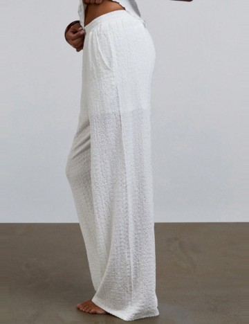 Pantaloni Shein, crem