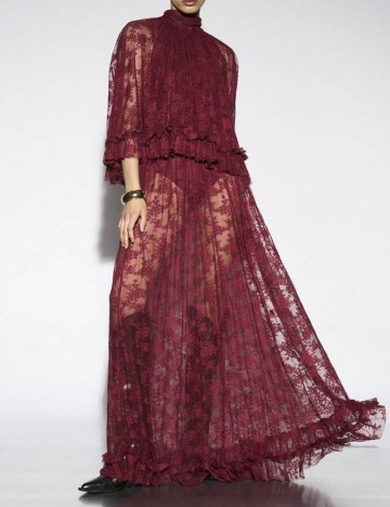 Rochie maxi Shein, vișiniu