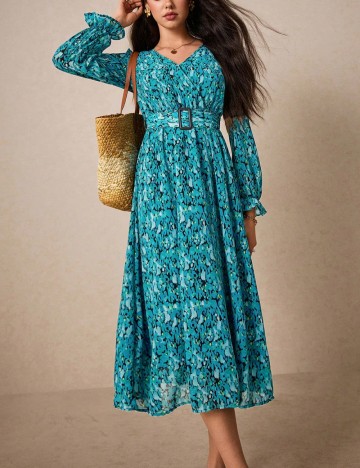 Rochie maxi Shein, albastru