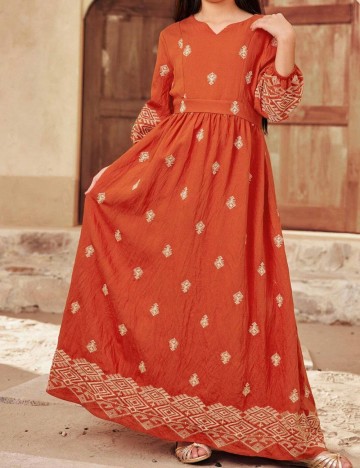 Rochie maxi Shein, mix culori