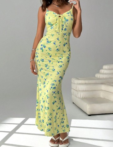 Rochie maxi Shein, mix culori