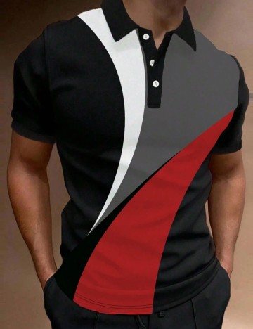 Tricou MANFINITY by Shein, mix culori