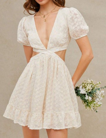 Rochie mini Shein, bej