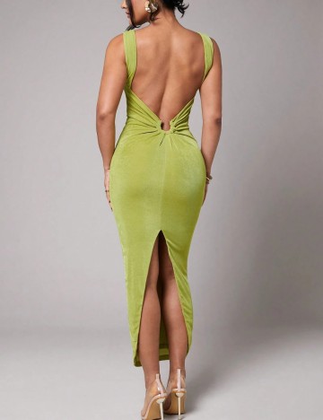 Rochie maxi Shein, verde