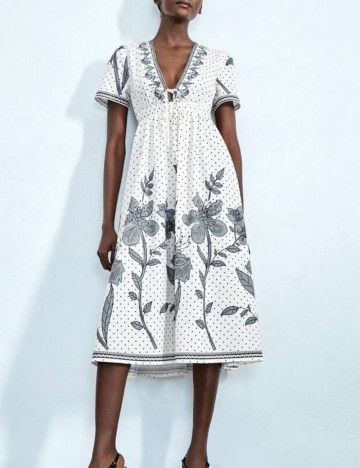 Rochie midi Shein, crem