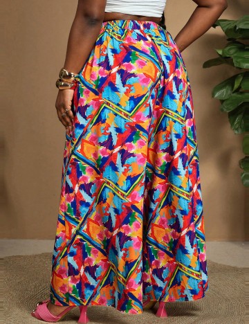 Pantaloni Shein Curve+, mix culori