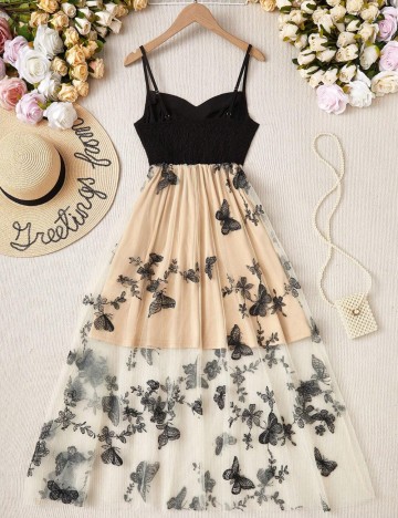 Rochie midi Shein, mix culori