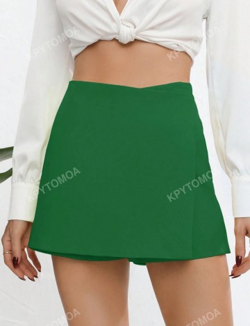 Fustă Pantalon Shein, verde