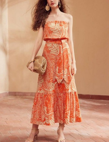 Rochie maxi Shein, mix culori