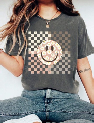 Tricou Shein Curve+, gri